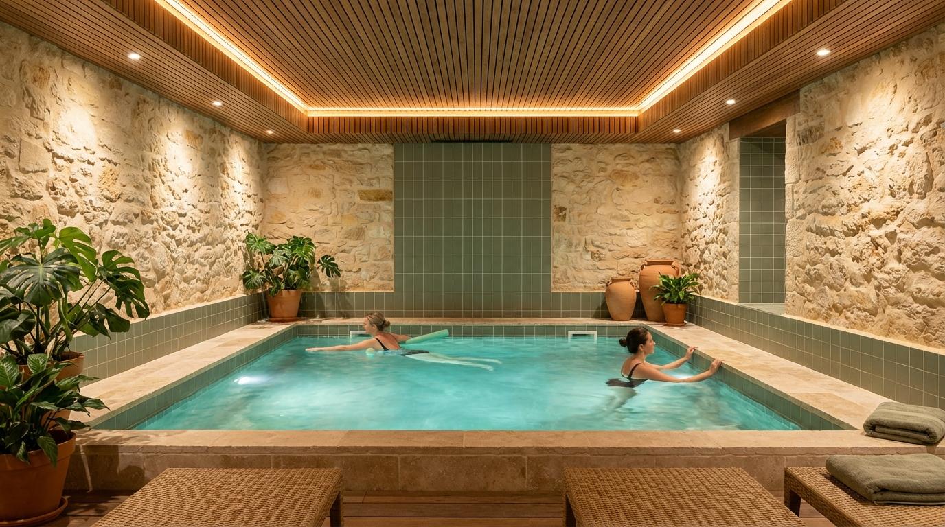 Piscine thérapeutique du Centre d'Elle pour rééducation et aquagym féminine